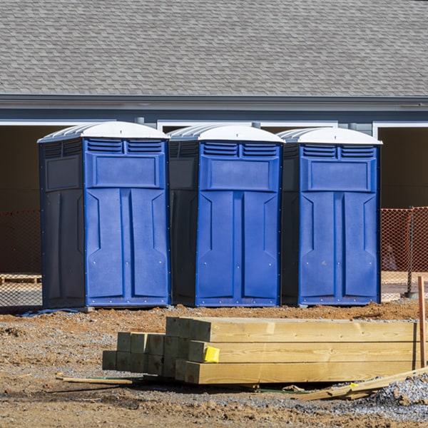 how can i report damages or issues with the portable restrooms during my rental period in Alton AL